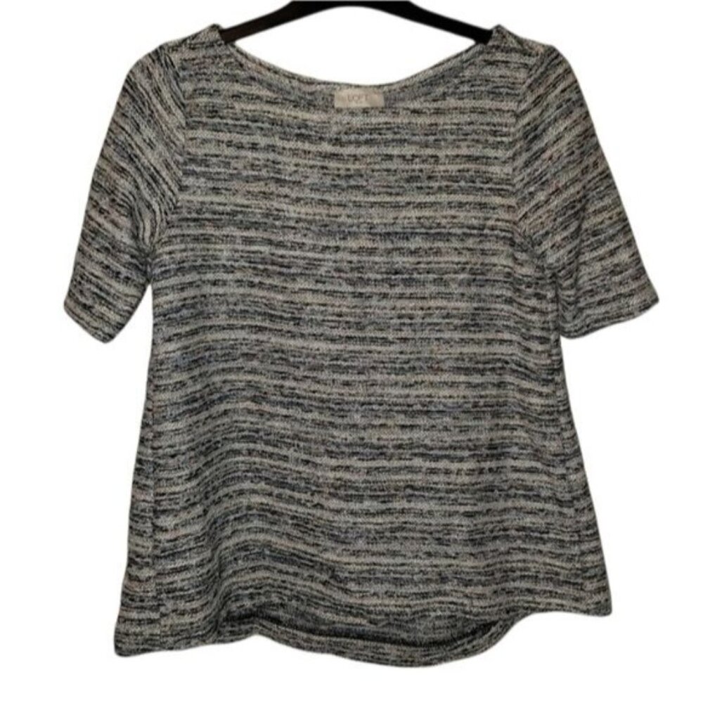 3/$15 Loft Multicolor Knit Oversized Blouse Size XS